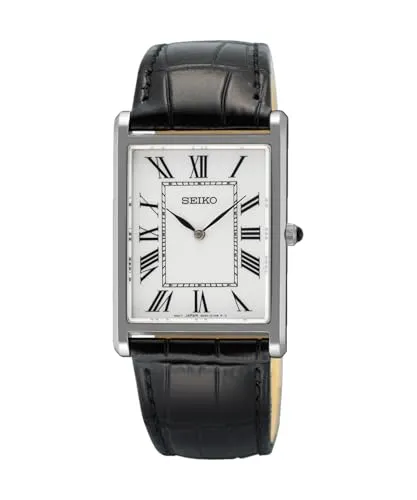SEIKO SWR103P1 Herren Quarz Uhr - Armbanduhr für Herren mit elegantem Design, Saphirglas und 50 m Wasserdichtigkeit. Ideal für jeden Anlass, ob klassisch oder lässig.