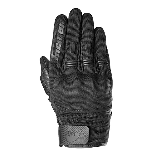 Furygan Jet Lady D3O EVO - Motorradhandschuhe für Damen - 100% Lederhandfläche - Touchscreen-Kompatibilität - Komfort - Sommerhandschuhe - atmungsaktiv & leicht, Schwarz