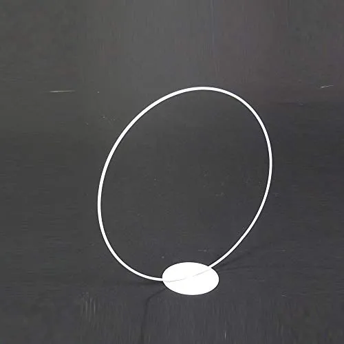 Florissima Metallring Deko-Ring stehend weiß 30 cm