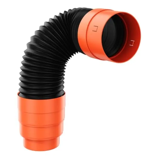 Flexibles Anschlussrohr DN150 mit Reduzierstück – Ideal für Dachlüfter - Luftrohre & -schläuche, flexibles Anschlussrohr mit Reduzierstück für optimale Belüftung in Ihrem Zuhause.