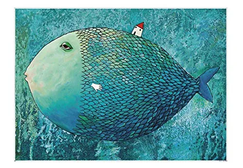 EACHHAHA Fisch Puzzle 1000 Teile,Erwachsene Puzzle Kindlich,EIN Muss für Heimspiele,70 x 50 cm/27.5x19.7in,Fisch