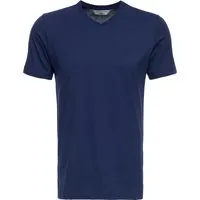 Way of Glory Herren WAY OF GLORY Herren Premium Basic T-Shirt mit V-Ausschnitt navy