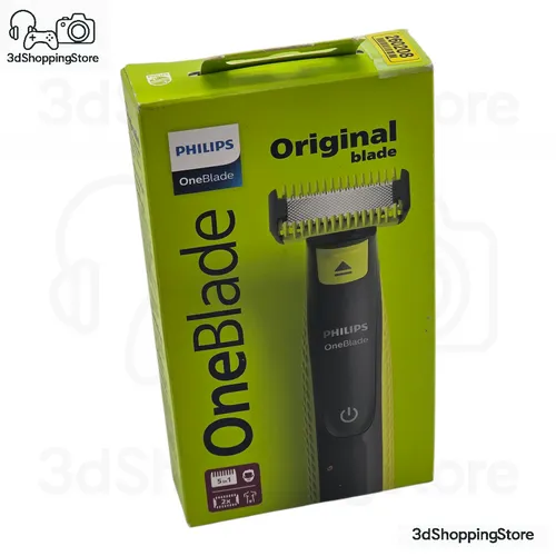 Philips OneBlade Face&Body Elektrischer Rasierer QP2824/20 - Haar- & Bartschneidegerät, abwaschbar und ideal für Nass- & Trockenanwendung, perfekt für Gesicht und Körperpflege.
