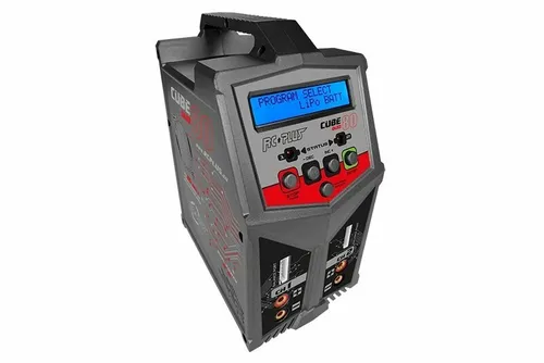 RC PLUS Cube 80 Duo Ladegerät AC/DC 2x 80 Watt Lipo bis 6S #RC-CHA-211