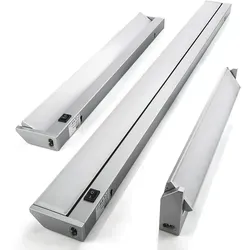 SO-TECH® LED Unterbauleuchte Alessia 350 mm - Unterbauleuchte mit diffuser Scheibe für gleichmäßige Ausleuchtung ohne Lichtpunkte. Ideal für Hängeschränke und Möbel, verbraucht nur 5W bei 370 Lumen.