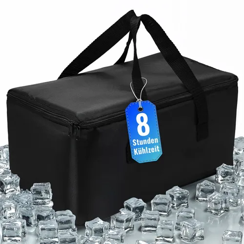 Kühltasche Kühleinsatz für Klappbox Faltbare Kühltasche schwarz