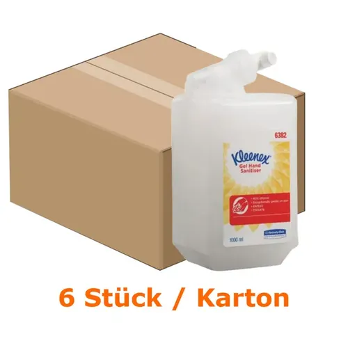KLEENEX Händedesinfektionsgel 4x 1L