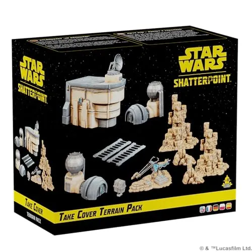 Star Wars Shatterpoint Ground Cover Terrain Pack - Tabletop Miniatures Game mit 9 detailreichen Terrain-Elementen für epische Schlachten im Star Wars-Universum. Ideal für Strategie-Fans und Miniaturenliebhaber!
