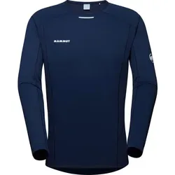 Mammut Aenergy FL Longsleeve Men XXL - marine (5118) - Outdoor Longsleeves für Herren, 100% recyceltes Polyester, atmungsaktiv mit Mesh-Ventilationszonen, schnelltrocknend und geruchshemmend dank HeiQ Fresh Technologie – ideal für Outdoor-Abenteuer bei jedem Wetter.