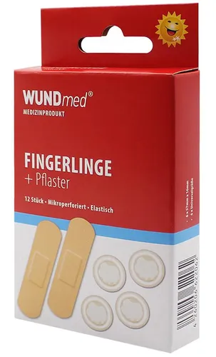 WUNDmed® Fingerlinge + Pflaster beige 12 St. 02-102