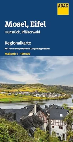 ADAC Regionalkarte 11 Mosel, Eifel, Hunsrück, Pfälzerwald 1:150.000: Straßenkarte und Autokarte