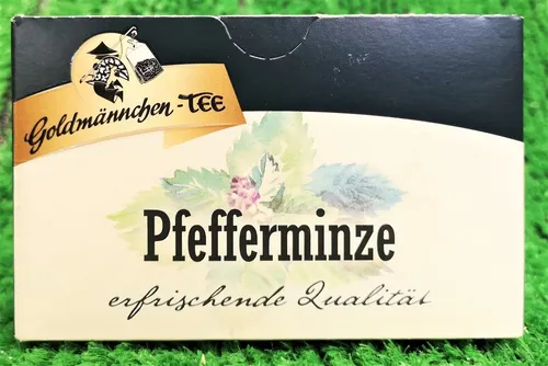 Goldmännchen Tee Pfefferminze - Einzelversiegelung - Hochwertiger Pfefferminztee in praktischen Einzelbeuteln, ideal für frischen Genuss und perfekte Dosierung. Kategorie: Tees, für einen belebenden Moment.