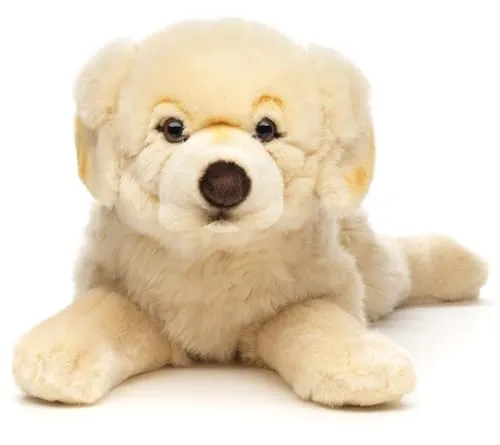 Uni-Toys Golden Retriever Plüsch-Hund 60 cm - Stofftier & Teddybär - Lebensnah und kuschelig weich, ideal zum Spielen und Sammeln. Hergestellt aus hochwertigem, recyceltem Material für nachhaltigen Spaß!