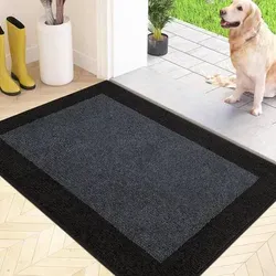 FCSDETAIL Schmutzfangmatte Innen 50x80cm – Rutschfeste und Waschbare Fußmatte - Praktische Schmutzfangmatte 50x80cm für Innenräume, rutschfest und maschinenwaschbar. Die dichten Polyesterfasern fangen Schmutz effektiv ab und sorgen für einen sauberen Eingangsbereich.
