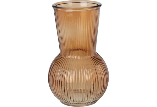 Stilvolle Dekovase aus Glas, 20 cm - Elegante 20 cm Glasvase, ideal für Blumenarrangements oder als dekoratives Element. Verleiht jedem Raum zeitlosen Charme und passt perfekt in verschiedene Einrichtungsstile.