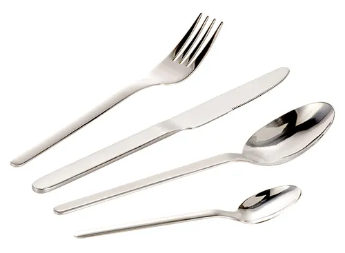 Hi 24-teiliges Besteckset aus rostfreiem Edelstahl Messer, Löffel, Gabel und Kaffeelöffel