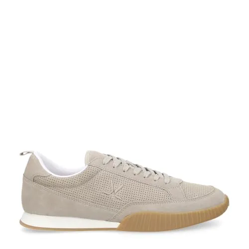 LLOYD Herren Sneaker MOVA Form beige 42 - Stylische Sneaker mit Wechselfußbett für individuelle Einlagen. Der gepolsterte Schaft und das Mesh-Innenfutter sorgen für hohen Tragekomfort. Ideal für den Alltag und modische Akzente.