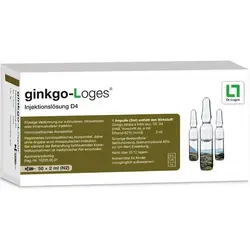 Ginkgo-Loges Injektionslösung D 4 Ampullen von Dr. Loges