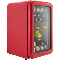 Hanseatic Getränkekühlschrank HBC115ERRH red