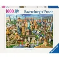 Puzzle Sehenswürdigkeiten weltweit 1000 Teile