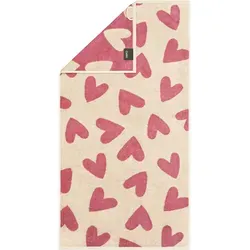 Cawö Handtücher Heart Beats 6275 in pink von CAWÖ