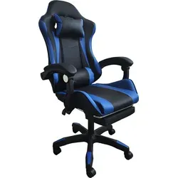 HTI-Living Schreibtischstuhl Krit Relax Schwarz-Blau in blau von HTI-Line