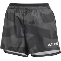 adidas Terrex MT Light 3in Laufshorts Damen-Schwarz,Grau, Größe M (auch verfügbar in L, XL)