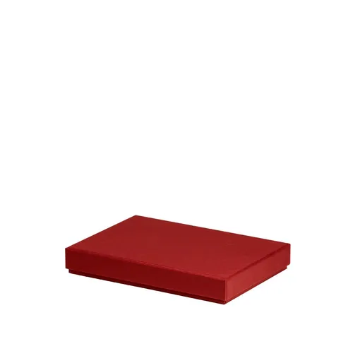 Rössler Aufbewahrungsbox RÖSSLER Kartonage Boxline rot 155x215x30mm