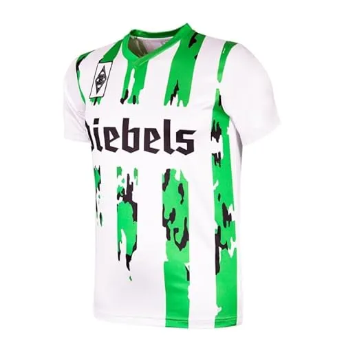 COPA Football - Retro Fußballtrikot Herren -Borussia Monchengladbach 1994/95-100% recyceltes Polyester - Größe L
