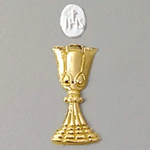 Efco Wachs-Deko-Kelch, 44 x 14 mm, 1 Stück, Gold Brilliant, One Size