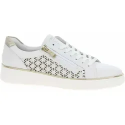 Remonte Schnürschuh weiß 36 EU - Sneaker in klassischem Weiß, aus hochwertigem Glattleder und mit normaler Passform für optimalen Tragekomfort.