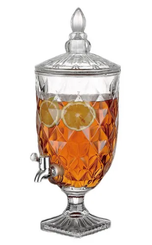 Getränkespender Glas mit Zapfhahn 5L von Cheffinger