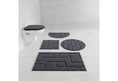 Badematten & Badteppiche Grau von Grund