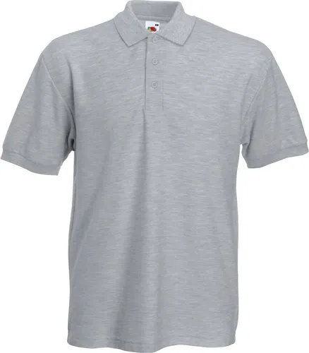 Fruit of the Loom 63-204-0 | 65/35 Heavy Piqué Poloshirt Herren - Farbe: Heather Grey - Größe: M
