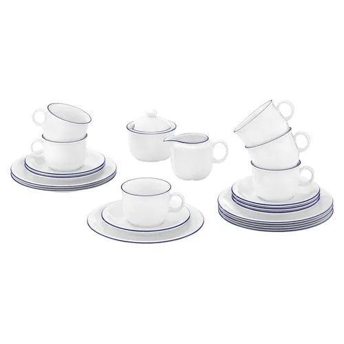 Seltmann Weiden Compact Blaurand Kaffeeservice 20-teilig