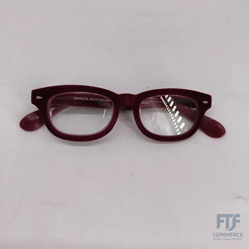 Contacta, Velvet Lesebrille für Damen, Rahmen in Samt-Optik und glänzend... 1662