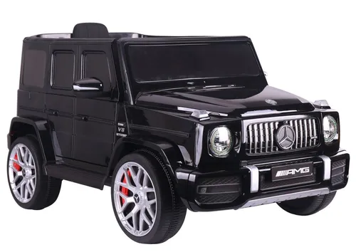 Mercedes G63 Kinder Elektroauto SUV mit LED und MP3 Schwarz - Das Mercedes G63 Kinder Elektroauto in Schwarz bietet ein realistisches Fahrerlebnis mit LED-Beleuchtung und MP3-Funktion. Ideal für Garten und Freizeit, sorgt es für sicheren Fahrspaß und moderne Optik.
