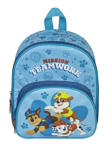 Undercover - Kinderrucksack Paw Patrol - mit Fronttasche - für Kindergarten, Freizeit und Reisen - langlebig und praktisch - für Kinder ab 4 Jahren