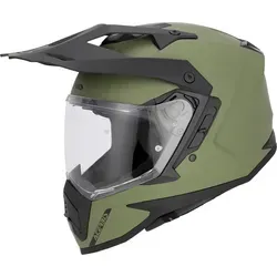 Acerbis Assault, Endurohelm - Matt-Oliv - S in grün von Acerbis
