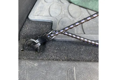 ECI Tools Expanderseil Ø 8mm Länge 10 m Schwarz mit 2 Haken Drahtseil (10 m Schwarz mit 2 Haken)