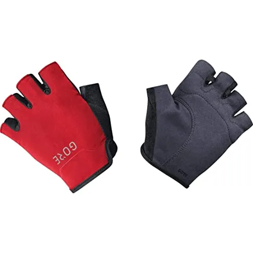 GORE Wear C3 Unisex Kurzfingerhandschuhe, 5, Schwarz/Rot