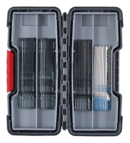 Bosch Professional 40tlg. Stichsägeblatt-Set Wood and Metal - Hochwertige HSS/HCS Blätter für präzise Schnitte in Holz und Metall, Made in Switzerland