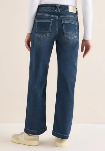 CECIL Straight Leg Jeans mid Blue Used wash 36 von CECIL