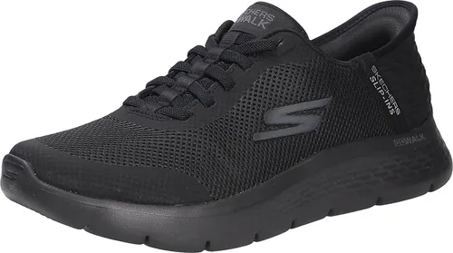 SKECHERS GO WALK FLEX-HANDS UP Schwarz 45,5 - Wanderschuhe mit Slip-On Design, ideal für Männer, die Komfort und Stil suchen. Die ULTRA GO-Dämpfung und der Air-Cooled Memory Foam sorgen für optimale Bequemlichkeit bei jedem Schritt.