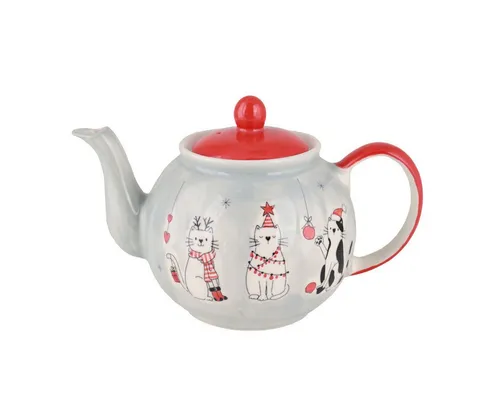 Mila Keramik-Teekanne Good Times 1,2 Liter in blau von Mila