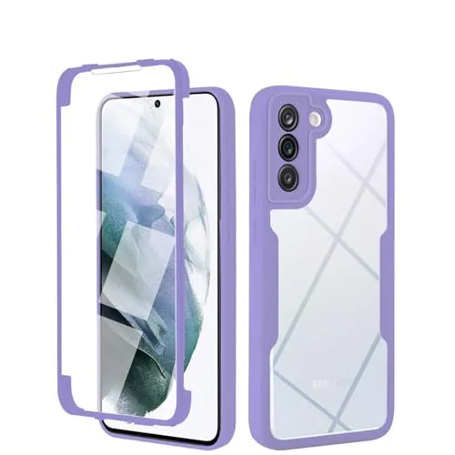 Grad Hülle Kompatibel mit Samsung Galaxy S22+ | Handyhülle mit eingebautem Displayschutz für Galaxy S22+ | Lila 360