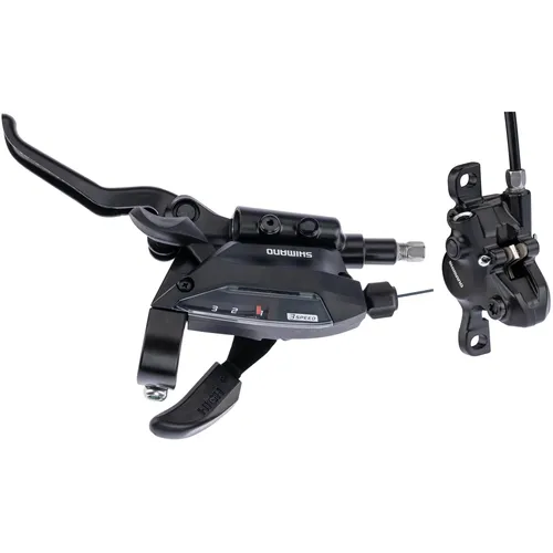 Shimano Scheibenbremsen-Set ALTUS BR-MT200 mit ST-EF515 - Hochwertiges Vorderradbremse-Set für Fahrräder, bietet präzise Bremskraft und zuverlässige Leistung bei jedem Wetter.