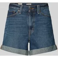 LEVIS Women's Rolled 80S MOM Shorts Dark Indigo-Worn IN von Levi's®
