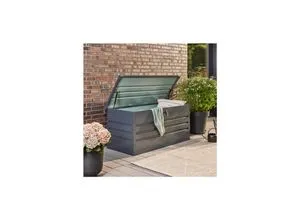 Home Deluxe Metallaufbewahrungsbox Megabox, XL 400 Liter