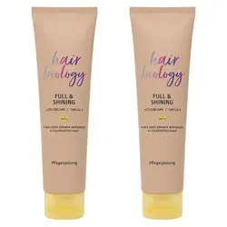 hair biology Anti-Frizz & Illuminate Pflegespülung je 160ml 2 x